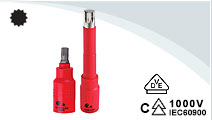 VDE Triple Square Bits Sockets VDE Hex Bits Socket