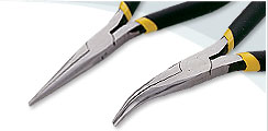 Long & Bent Nose Pliers -C with spring 